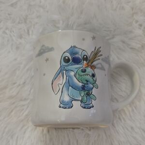 New Disney Stitch Mug with Blue and Green Accents
